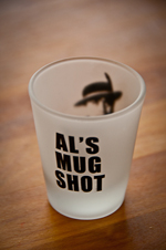 Al Capone shot glass collector item